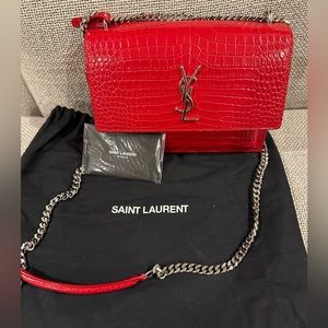 Ysl Sunset Bag Medium Red